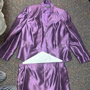 Elegant Purple Long Sleeve Dress